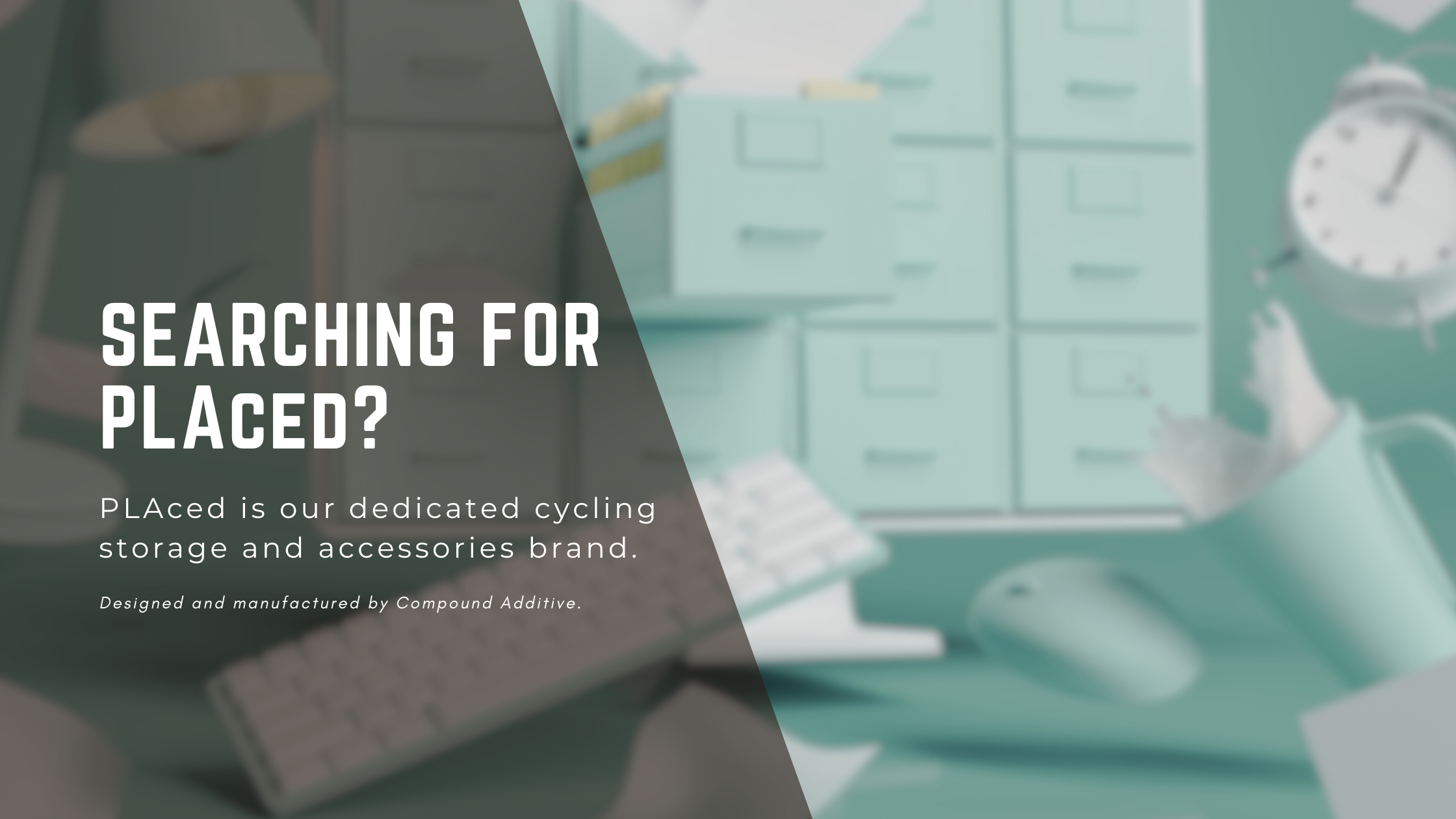 PLAced cycling storage brand by Compound Additive – organised workplace concept